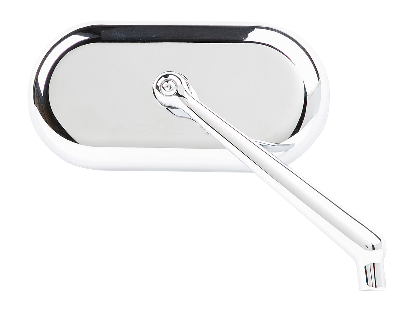 Forged Oval Mirror - Chrome. Fits Right. - Arlen Ness – Pro Class Customs