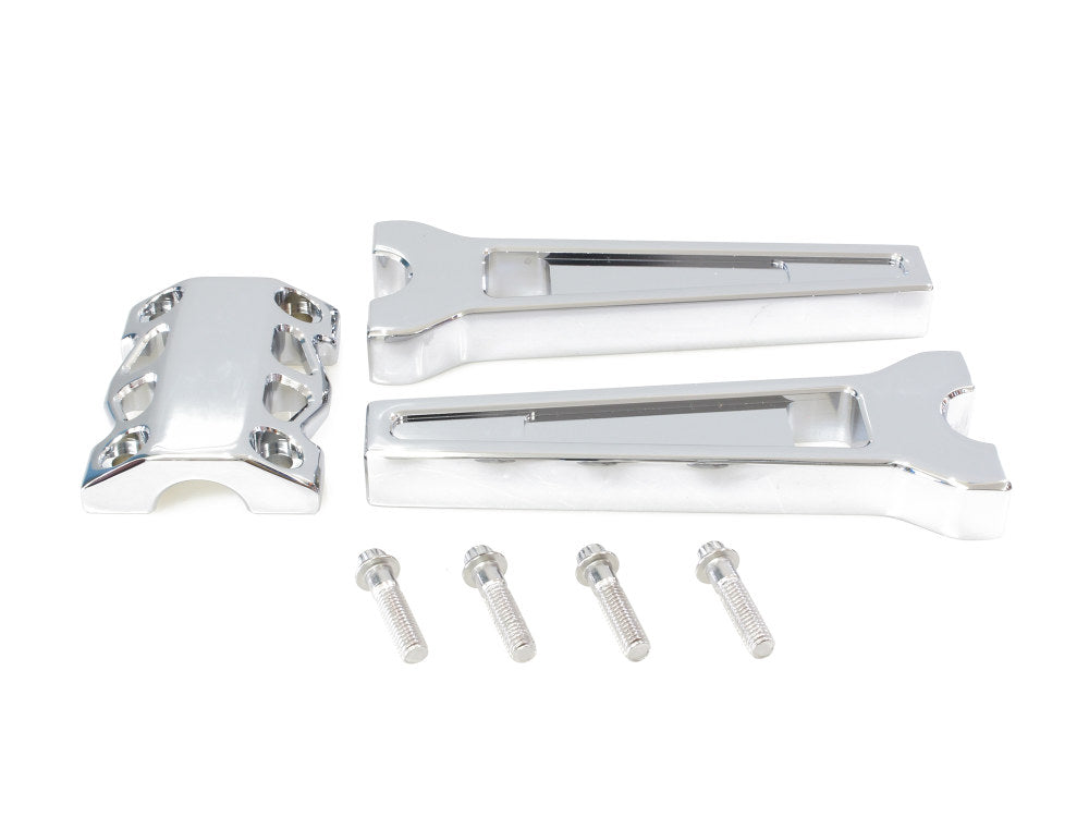 8in. Straight Performance Risers – Chrome. Fits 1-1/4in. Handlebar ...