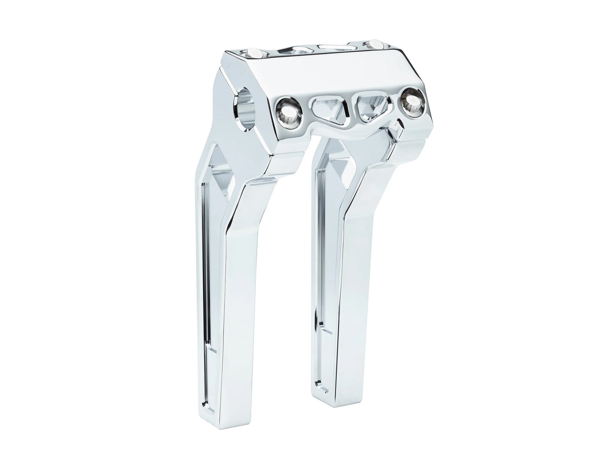 10in. Pullback Performance Risers – Chrome. Fits 1-1/4in. Handlebar ...