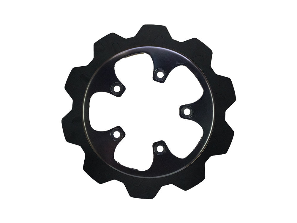 11.8in. Rear Crown Disc Rotor - Black Band & Black Carrier. Fits V-Rod ...