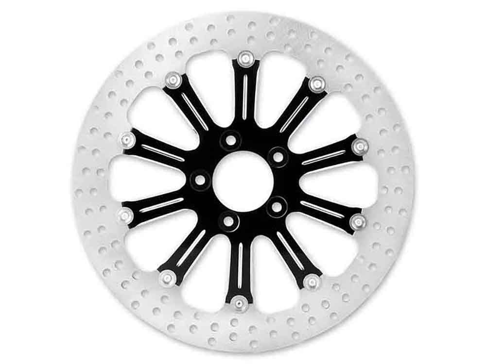 11.5in. Rear Revel Disc Rotor – Black Contrast Cut Platinum. Fits H-D ...